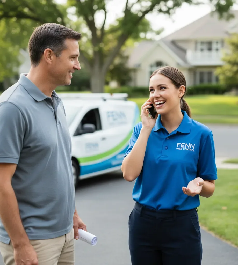 Fenn Pest Control customer support in Randolph